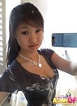 Sweet asian chick gets mouth and pussy fucked